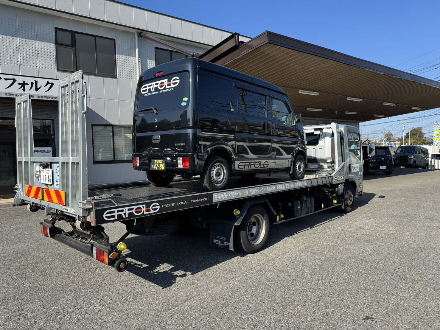 営業ナンバーの軽貨物代車（エブリイ）
